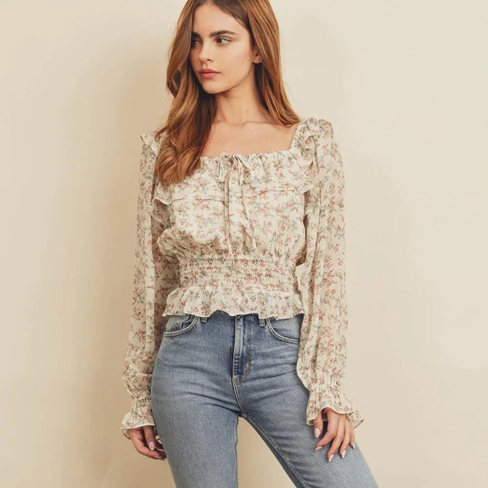NWT Prairie Floral Blouse - Picture 2 of 6